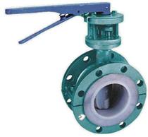 D41F46-16C襯氟法蘭蝶閥